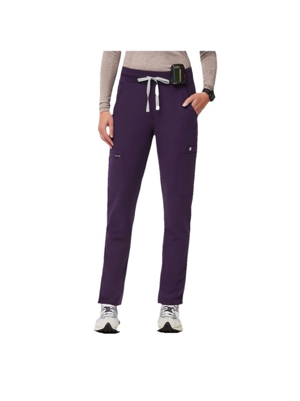 Figs Purple Shadow Yola Straight-Leg Scrub Pants - Women’s Size Medium
